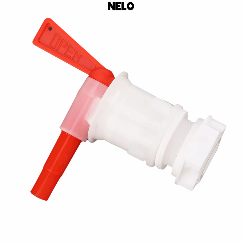 NELO Bia Brew Xô Tap, Nhựa Đỏ Đóng Chai Spigot, Phụ Kiện Vòi Bia Nhựa Lên Men Bia