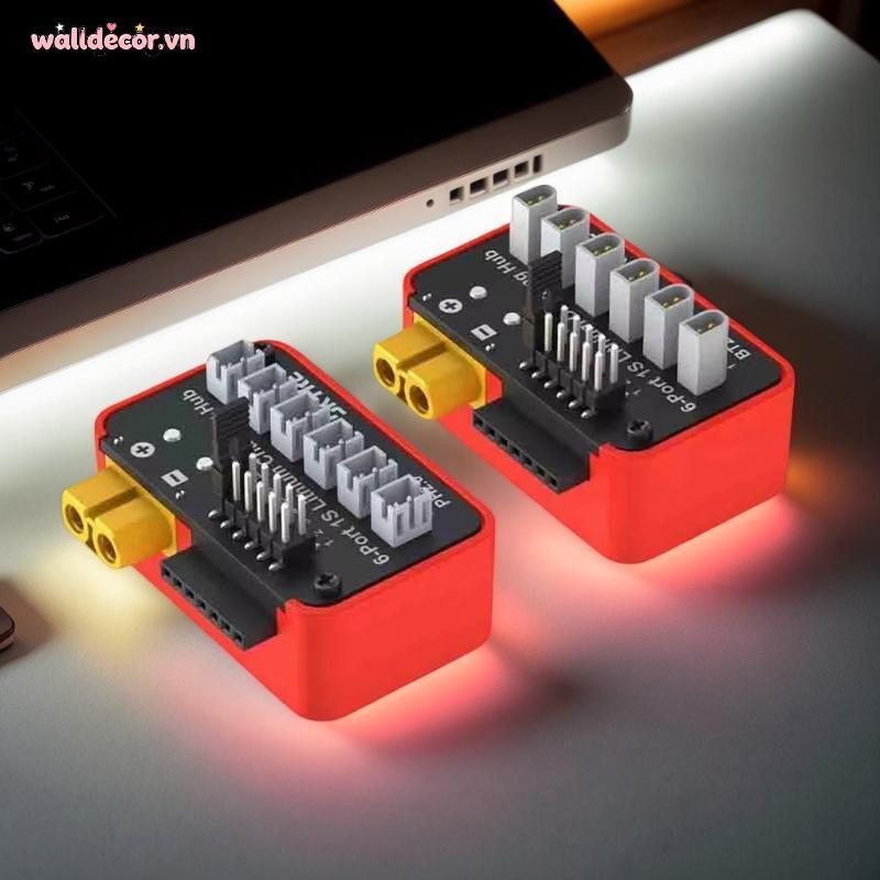 Wa 1 Cái OSH 6 Cổng 1S Trung Tâm Sạc Pin Cho LiPo LiFe Li-ion LiHV Hỗ Trợ B6neo B6neo 2 B6neo + B6AC