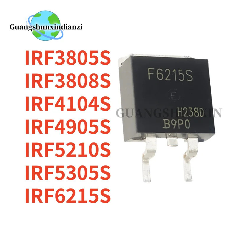 5 Chiếc IRF5210S IRF3805S IRF3808S IRF4104S IRF4905S IRF5305S IRF6215S F5210S F3805S F3808S F4104S F