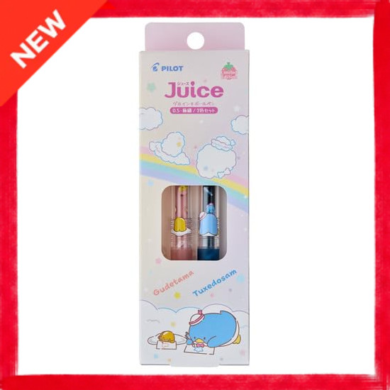 Direct from Japan PILOT Pilot Gel Ink Ballpoint Pen Juice Sanrio Characters Nakayoshi 2 Color Set (G