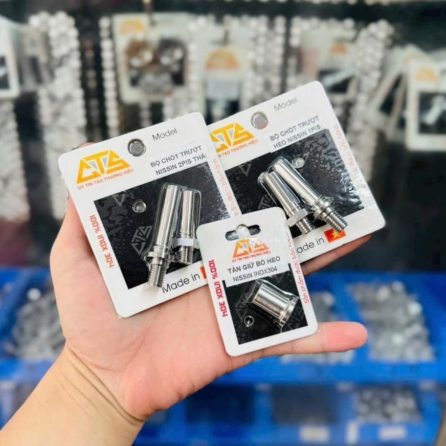 CTS Combo Chốt Trượt Inox304 CNC Model CTS Heo Nissin 1Pis & Heo Nissin Thái 2Pis Made in Vietnam