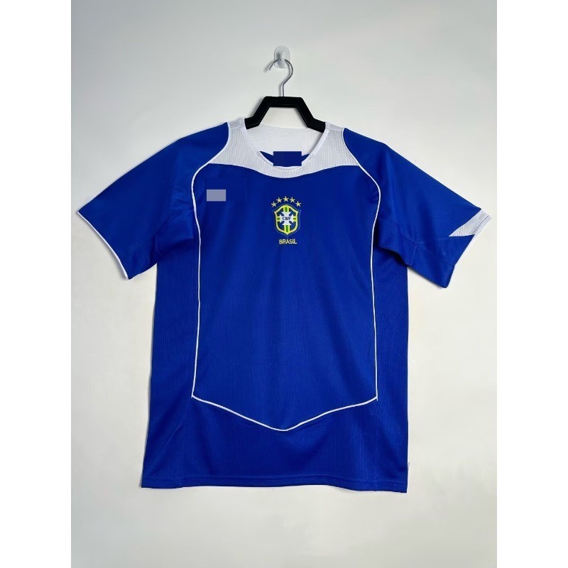 Áo đấu ngắn tay bóng đá sân khách Brazil năm 2004-FG001