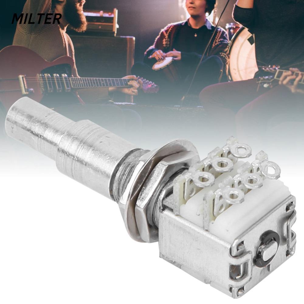MILTER 2 Chiếc Bass Guitar Potentiometer, Nhiều Màu B50K Giá Trị Đồng Tâm Chiết Áp, Chuyên Nghiệp Kí