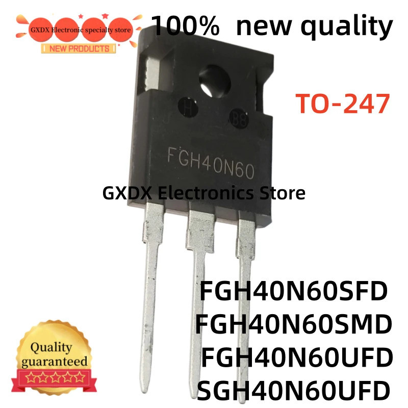 5 Chiếc FGH40N60SFD FGH40N60SFD FGH40N60SMD FGH40N60UFD FGH40N60D SGH40N60UFD TO-247 Hiệu Ứng Trường