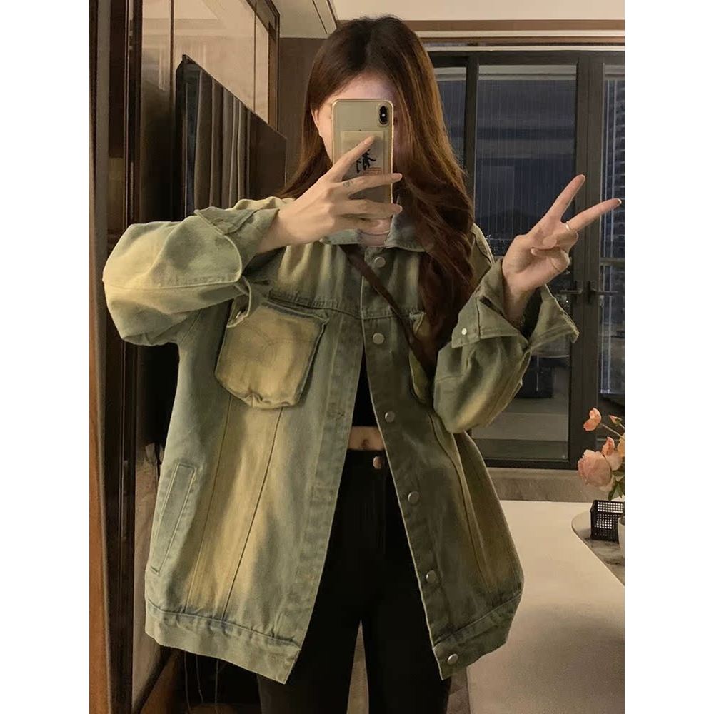 [Ảnh mạng] 5211 Retro S--3XL P48 Áo khoác Denim