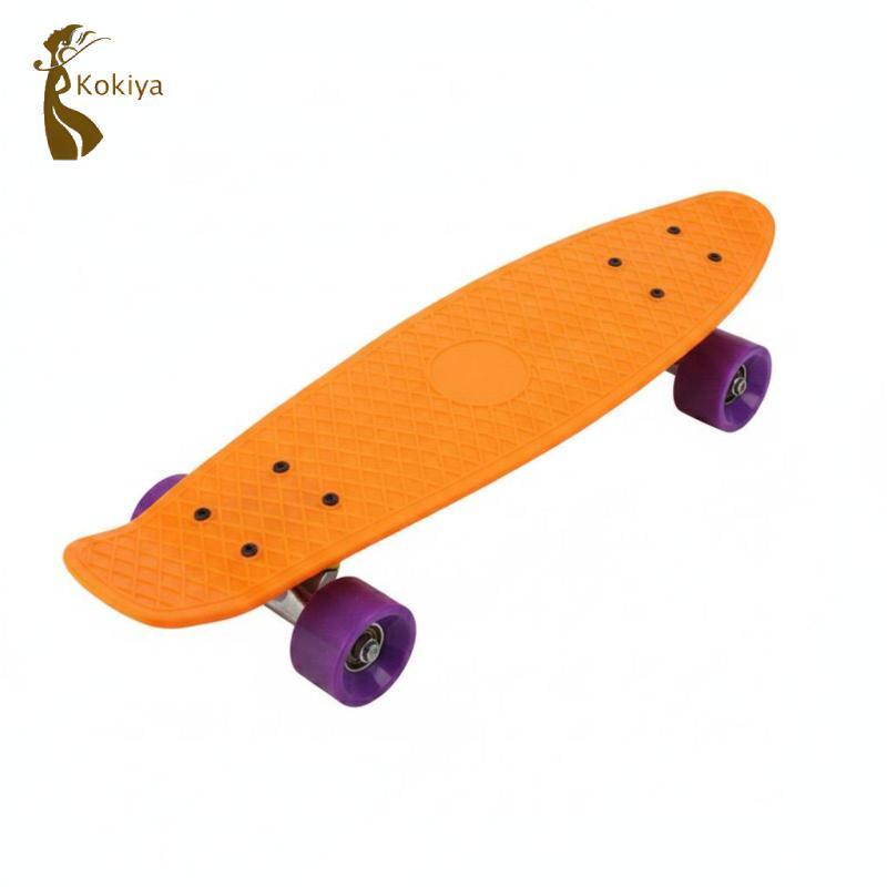 Ván Trượt Nhỏ Nhỏ Nhỏ Nhựa Penny Board Di Động Cruiser Thể Thao Gear Cho Trẻ Em Thanh Thiếu Niên Ngư
