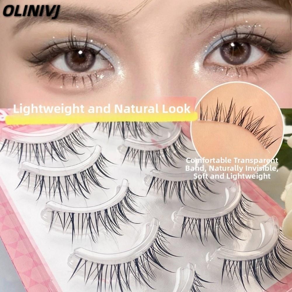 OLINIVJ DIY Mis Extension, Curvature C Black Anime Hoạt Hình Lông Mi Giả, Trang Điểm Mắt Quỷ Hợp Thờ