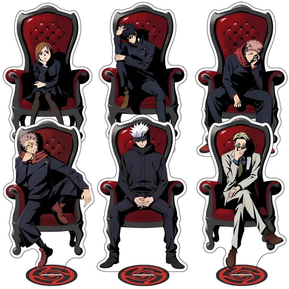 Jujutsu Kaisens Choso Satoru Gojo Fushiguro Toji Geto Suguru Standeeee mica Model Kawaii Cartoon Bot