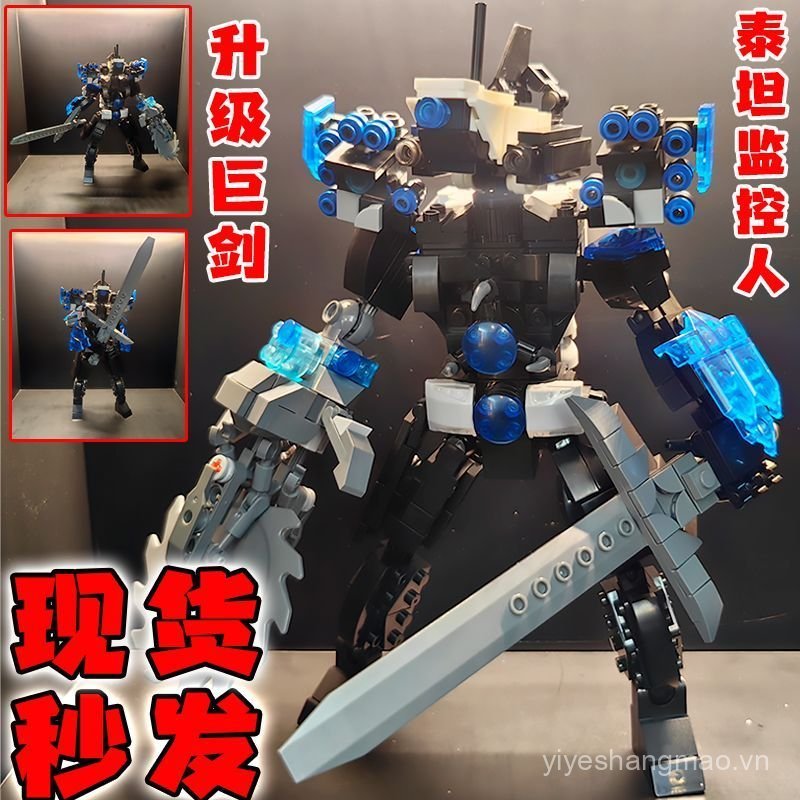 Titan Giant Sword Monitor Tương thích với Little People Toilet People và Audio People Building Block