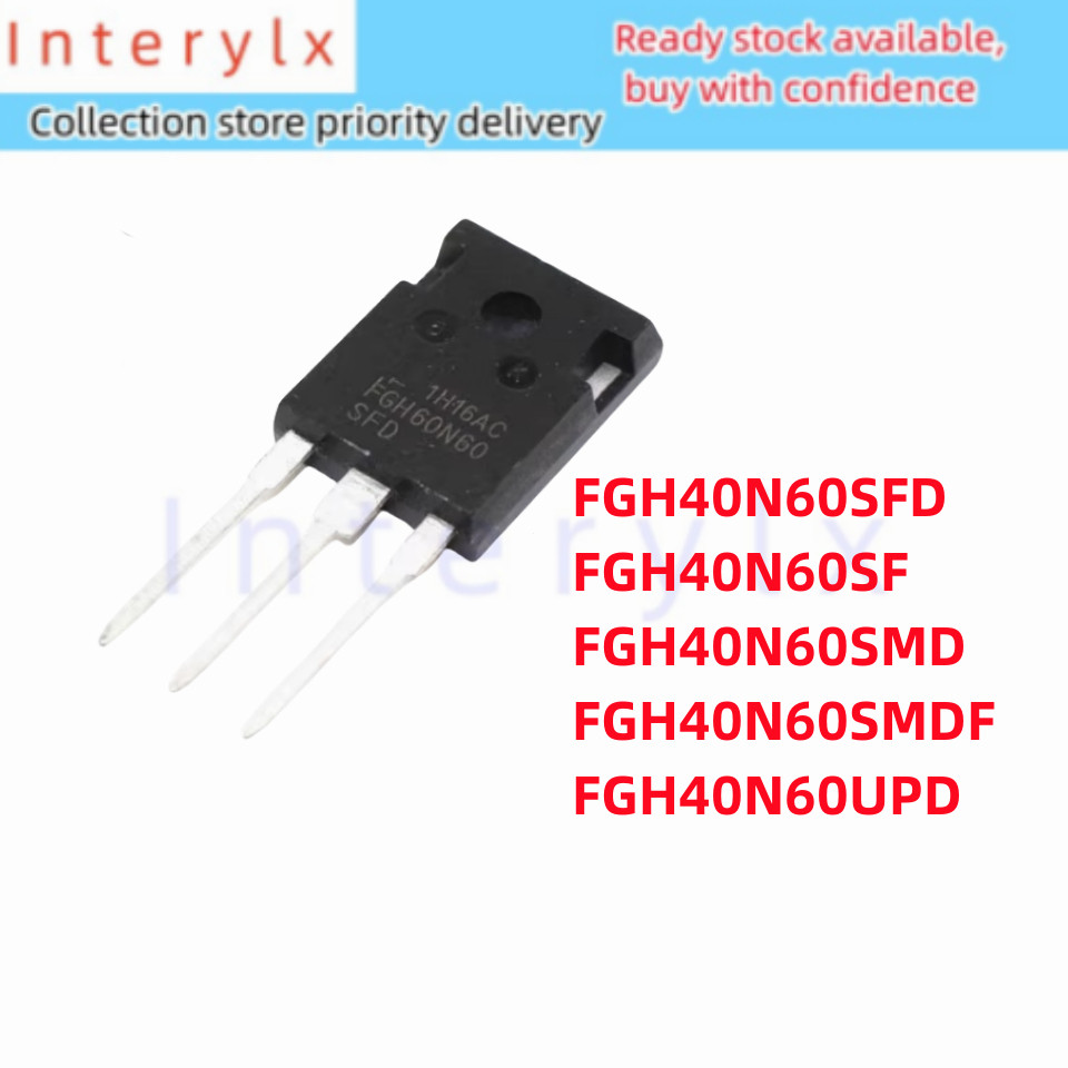 5 Chiếc FGH40N60SFD FGH40N60SF FGH40N60SMD FGH40N60SMDF FGH40N60UPD 40N60 FGH40N60 TO-247 Hiệu Ứng T