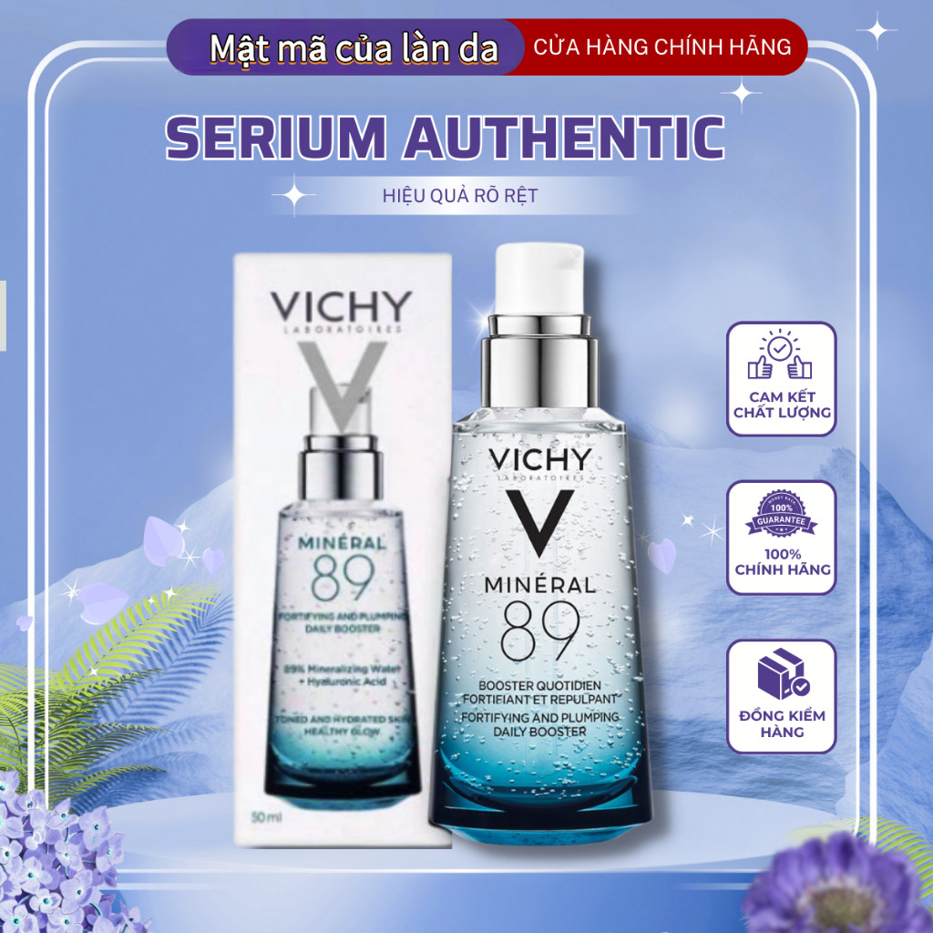 Dưỡng chất Vichy Mineral 89 50ml serum Vichy mineral 89 .Mật mã của làn da COD