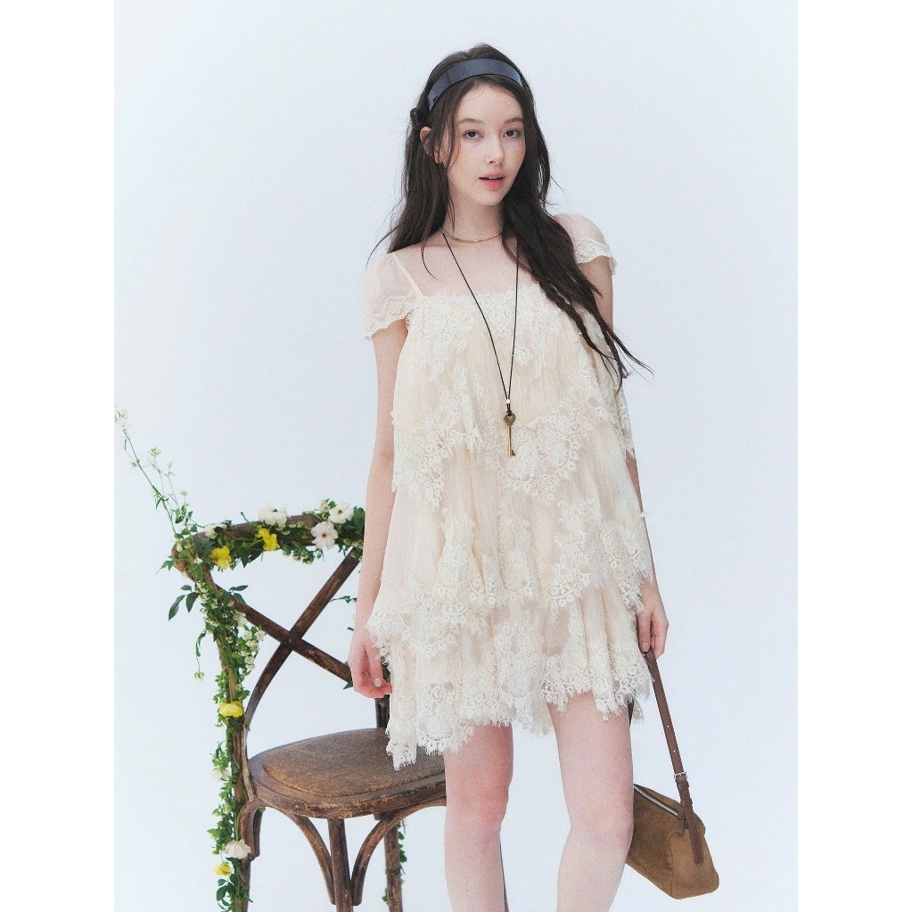 Đầm Xòe Nhiều Tầng Dáng Ngắn Bánh Bèo Mặc Mùa Hè Đi Biển, Đi Chơi Elwyn By Vitanh EL207