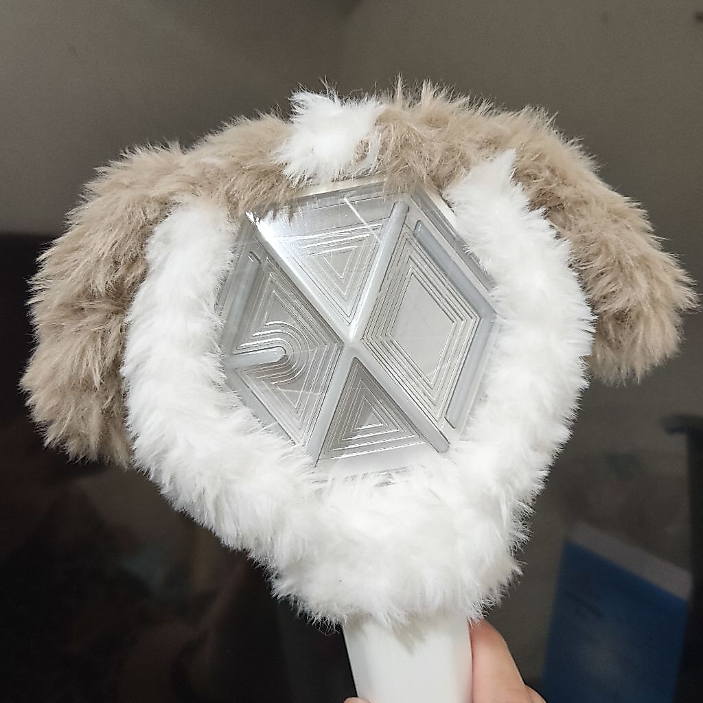 Bọc lightstick cún/ Bọc lightstick Exo Chanyeol decord trang trí lightstick đèn cổ vũ