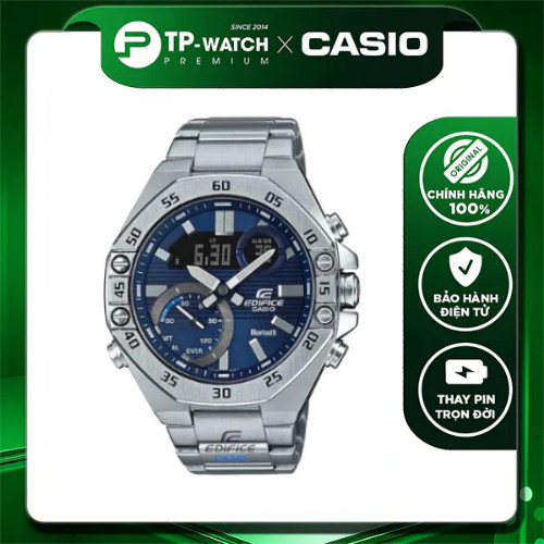 Đồng Hồ Nam Dây Thép Casio Edifice ECB-10D-2A Bluetooth | Edifice ECB-10D-2ADF