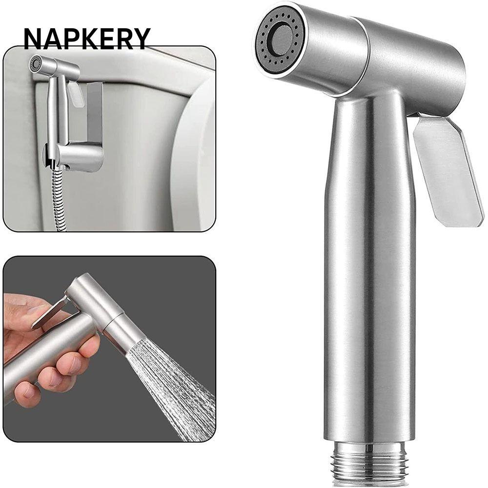 NAPKERY Vệ Sinh Bidet Douche Xịt Inox Đầu Tắm Phụ Kiện Vệ Sinh Xịt Tay Bidet Tắm