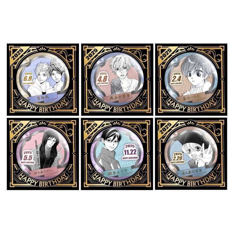 【Fast shipping】host club trường ouran/ouran high school host club Anime Huy hiệu ghim cài áo Badge