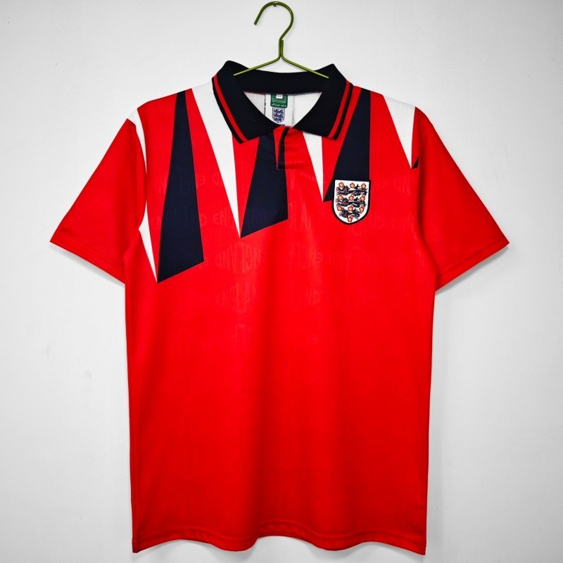 Áo thun nam ngắn tay sân khách England Retro Edition 1992 -FG001