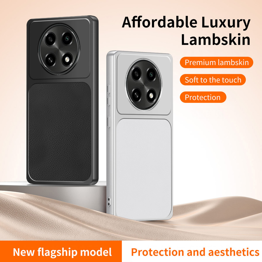 Ốp Điện Thoại Da Cừu Giả Mềm OPPO A2 Pro A2X Cho OPPO A3 Pro A3X Energy 5G Ốp Lưng Bảo Vệ Ống Kính D