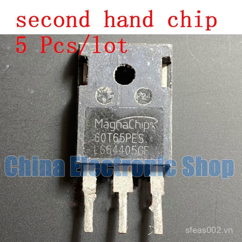 5 Cái / lốc Đã qua sử dụng FGH60T65SHD 60T65PES 60T65 TO-247 Máy hàn Ống Chip SQRA