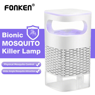 Đèn diệt muỗi Fonken Thu hút vật lý với nguồn đèn cực tím LED cho văn phòng tại nhà ngoài trời
