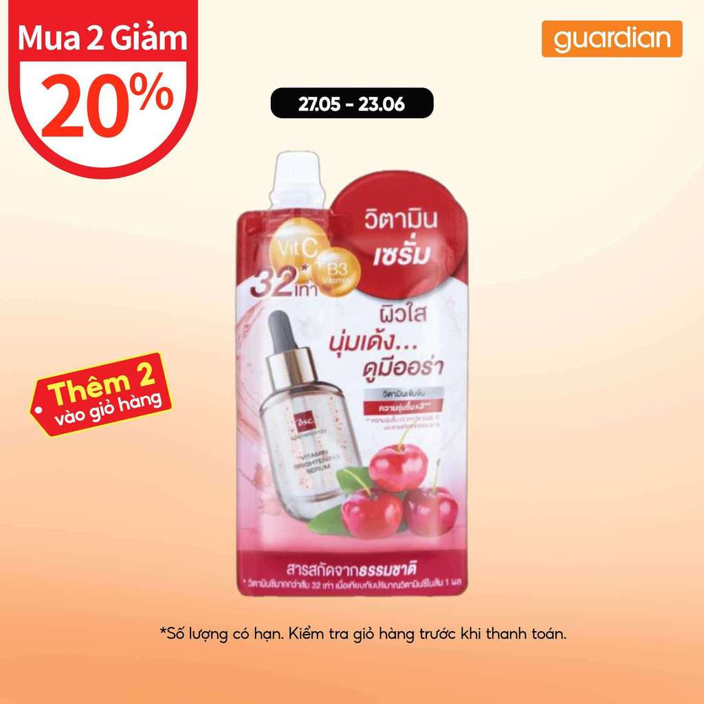 Tinh Chất Serum Sáng Da Minisize BSC Vitamin C Yuzu Collagen Brightening 50G | Guardian Việt Nam