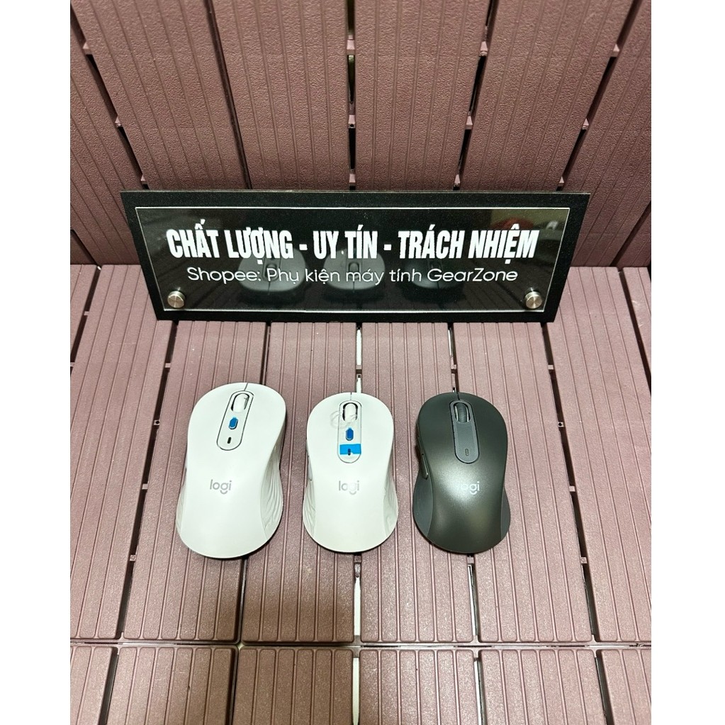 Chuột máy tính văn phòng Logitech M650 / M750 size M/ L không dây bluetooth SilentTouch - Hàng chính