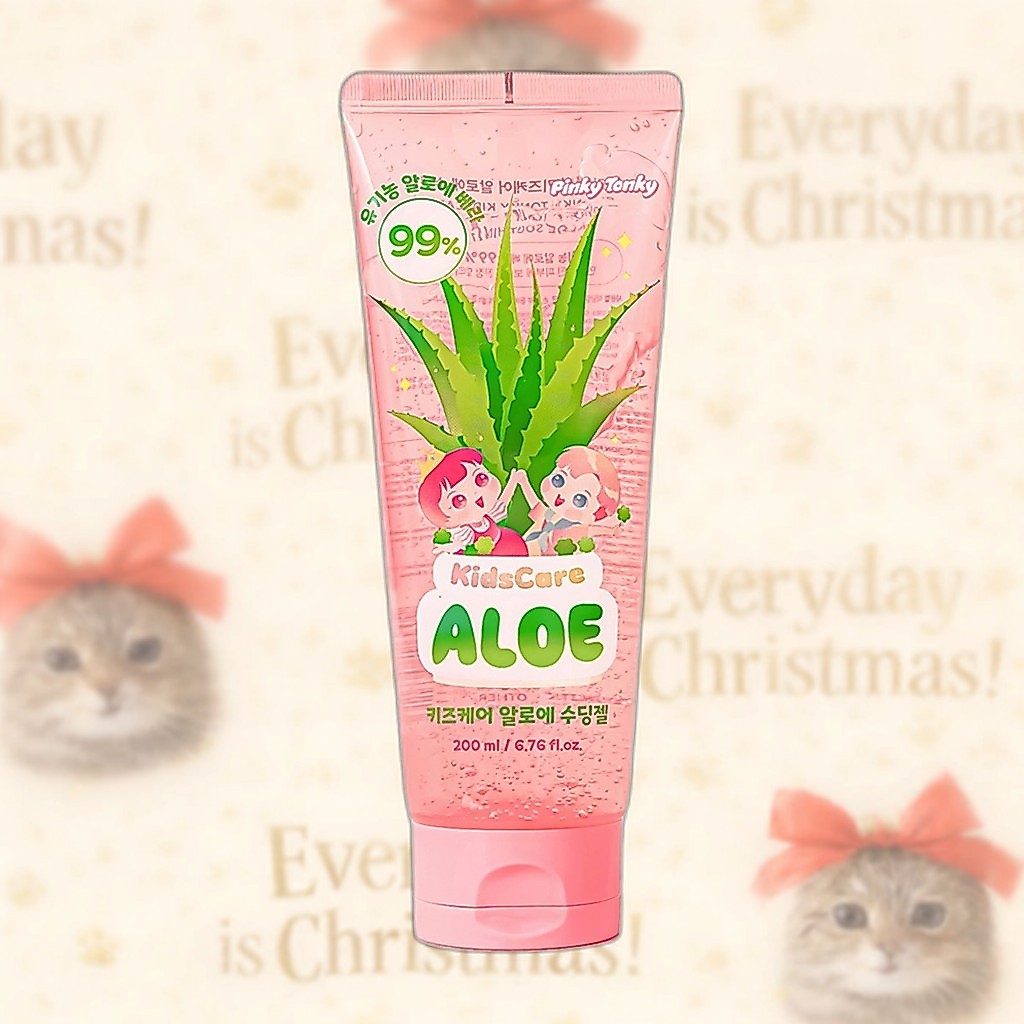 [pinky tonky] Gel làm dịu nha đam 99%, 200ml, 1pc / Gel lô hội Hàn Quốc / Công thức nhẹ / Chính hãng