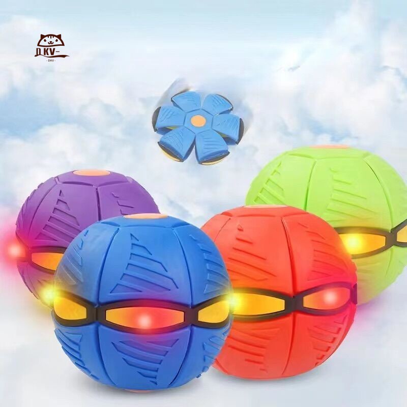 Đèn LED Đồ chơi đĩa bay UFO - Bóng ném ma thuật cho trẻ em ngoài trời Bóng đĩa bay ma thuật ném máy 