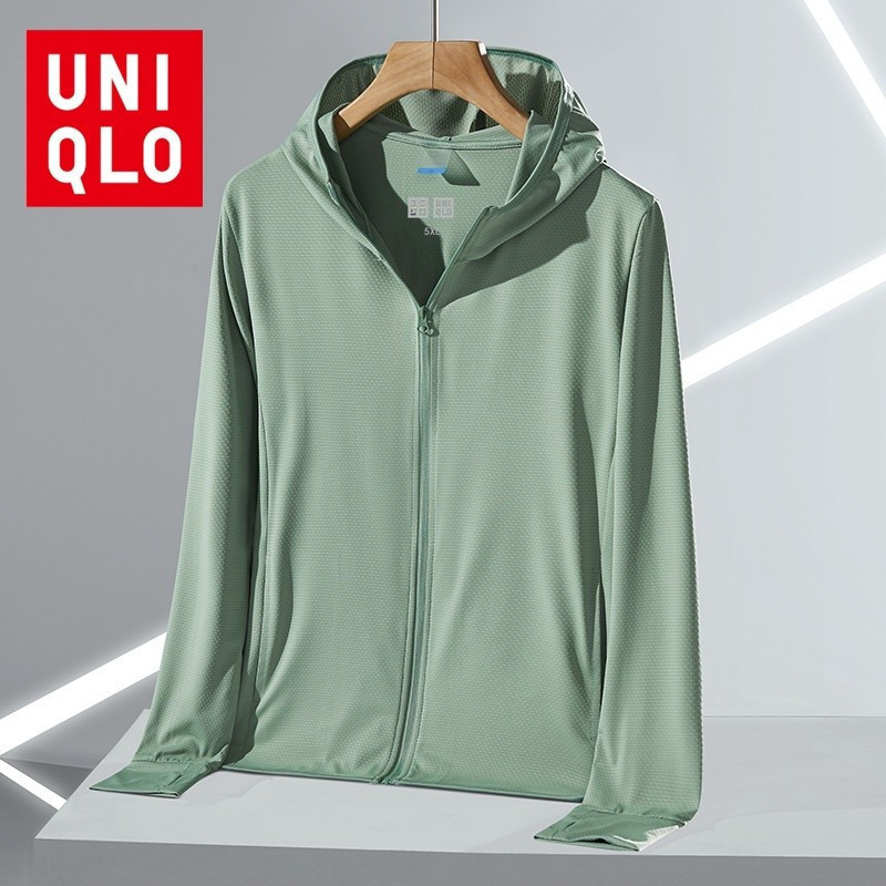 2026 Uniqlo Airism Áo khoác bảo vệ tia cực tím dành cho nữ mặc ngoài trời mùa hè với co giãn bốn chi