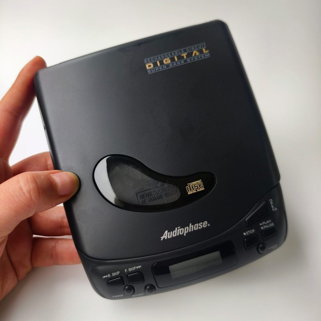 [Lựa chọn nghiêm ngặt] Aojie / máy CD hùng vĩ Walkman CD Play Máy nghe nhạc trong suốt siêu mỏng YRF