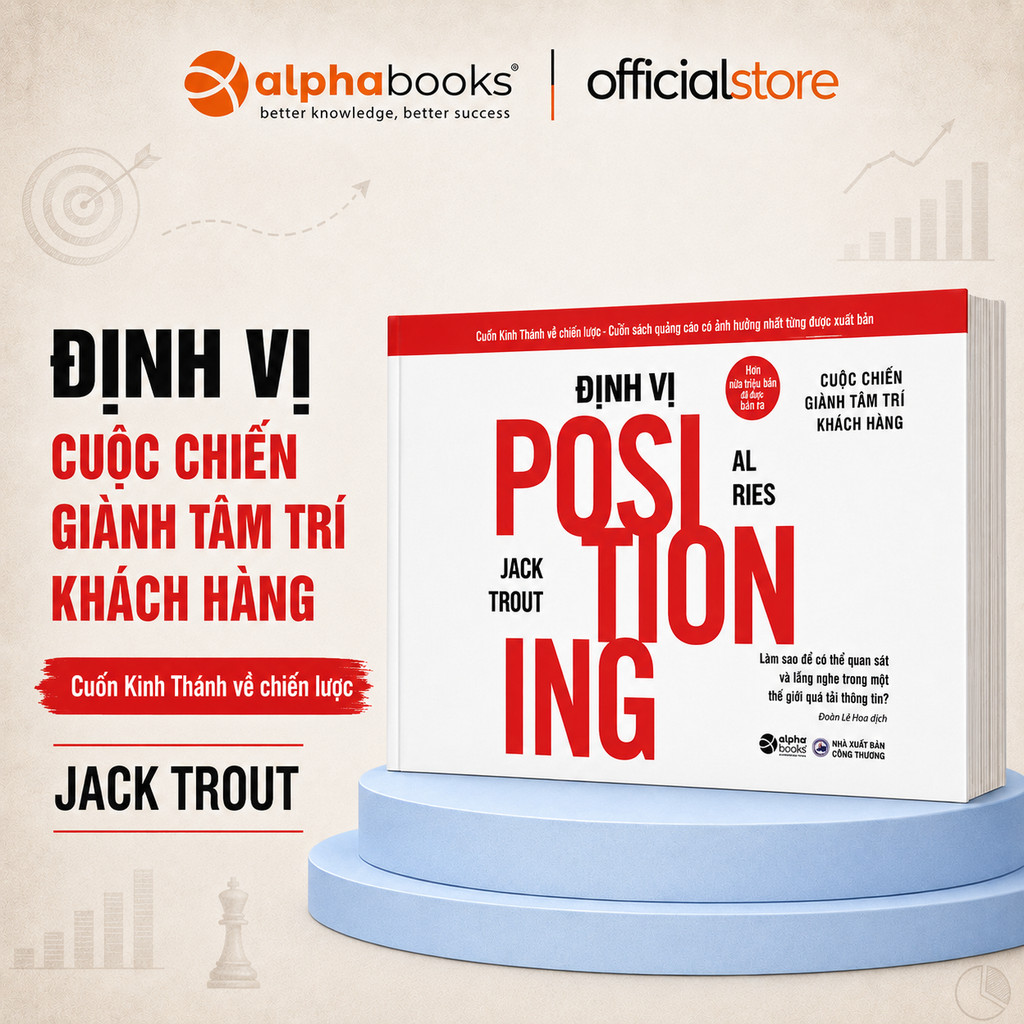 Sách Positioning - Định Vị: Cuộc Chiến Giành Tâm Trí Khách Hàng (Tái Bản Mới Nhất) - Alpha Books