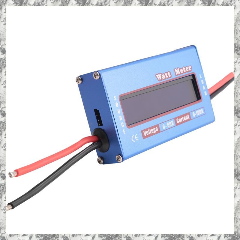 [D E O K] Máy đo công suất kỹ thuật số Watt Meter DC 60V 100A Bộ kiểm tra pin điện áp cân bằng