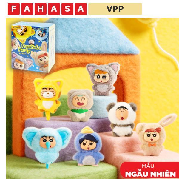 Blindbox Đồ Chơi Mô Hình Crayon Shin-Chan Kasukabe Party Plush - 52Toys