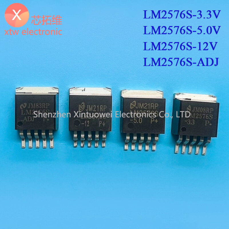 (5 Cái) LM2576S-3.3V 5.0V 12V LM2576S-ADJ SMT TO-263-5 Chip điều chỉnh điện áp LM2576