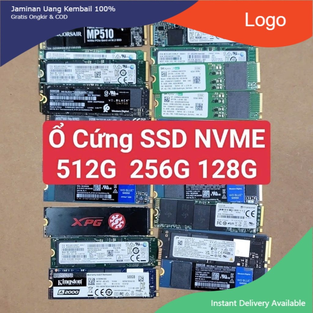 Tháo Máy SSD NVME GEN3 128 240 256 500 512GB