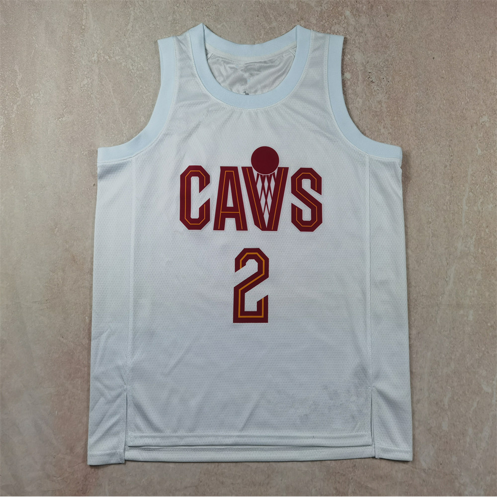 Áo bóng rổ Mỹ, Trắng, Nam Size 2, Irving Jersey.