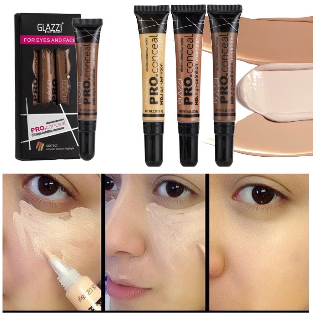 Kem che khuyết điểm Glazzi Pro Hd / Kem che khuyết điểm che khuyết điểm B9k7 D0q7 Well W7z9