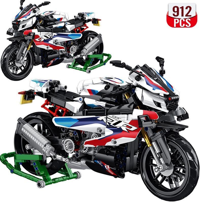 (Có sẵn) Đồ chơi lắp ráp Technic 672004 Xe đua xe máy BMW M1000RR Phân phối lớn Lemoshop
