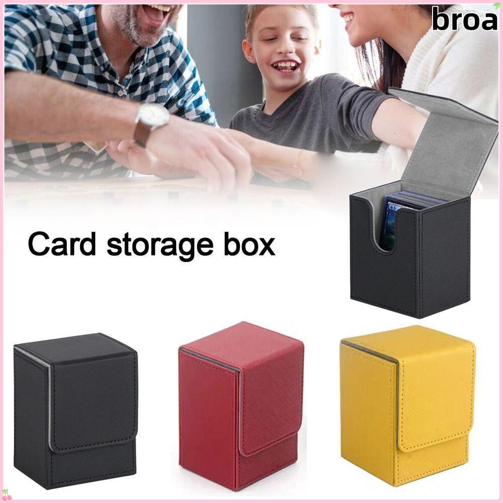 BROA Game MTG Trading Card Holder, Storage PU Deck Box, Box Collectible Game Organizer Protectors St