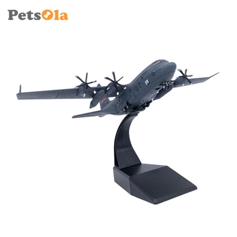 1: 200 Kim Loại C130 Máy Bay Vận Chuyển Có Chân Đế Cho Người Lớn Quà Tặng Kệ Trang Trí