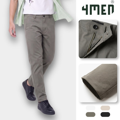 Quần Kaki Trơn Túi 2 Cơi Form Slimfit QK034 Form Slimfit Tôn Dáng, Vải Mềm Mại, Trẻ Trung, Thanh Lịch