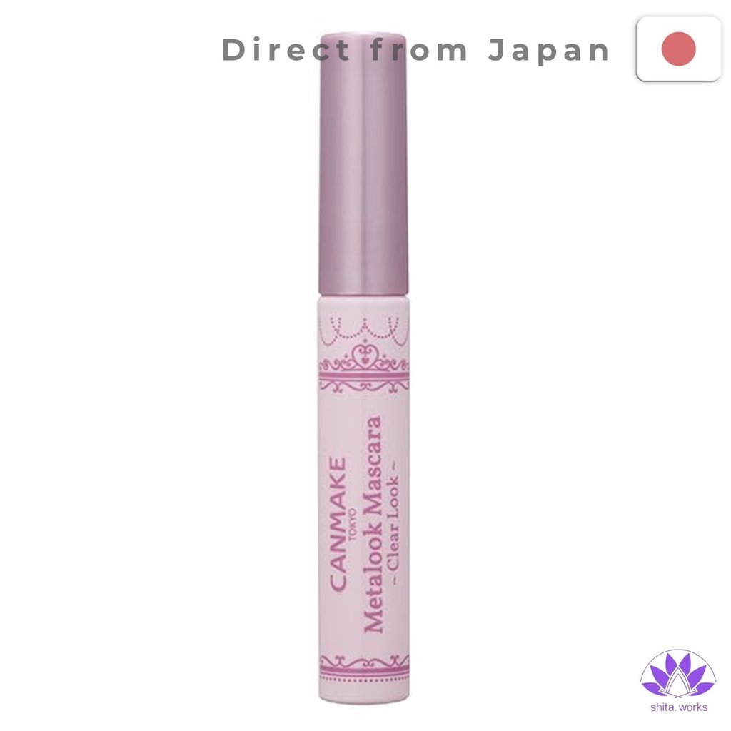 Mascara Canmake Metal Look ~Clear Look~ C01 Clear - Lược kim loại, tạo độ dày cho mi, lớp nền masca