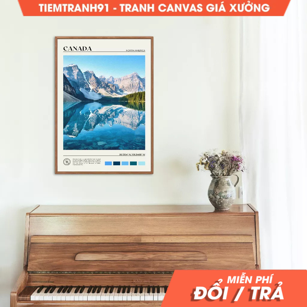 Tranh treo tường, Oil Paint, Canada Wall Art, Canada Poster, Canada Photo, Canada Wall Decor, Toront