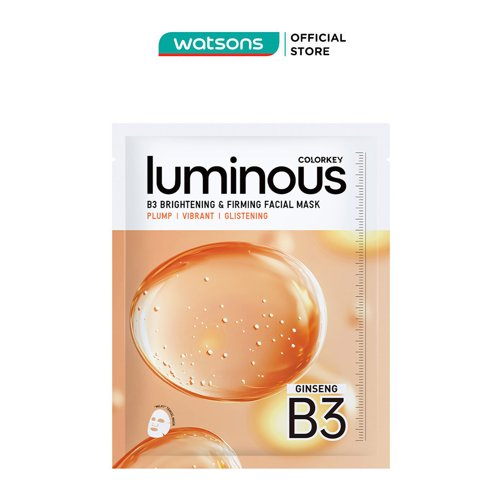 Mặt Nạ Săn Chắc Và Sáng Da B3 Colorkey Luminous B3 Brightening & Firming Facial Mask 30ml