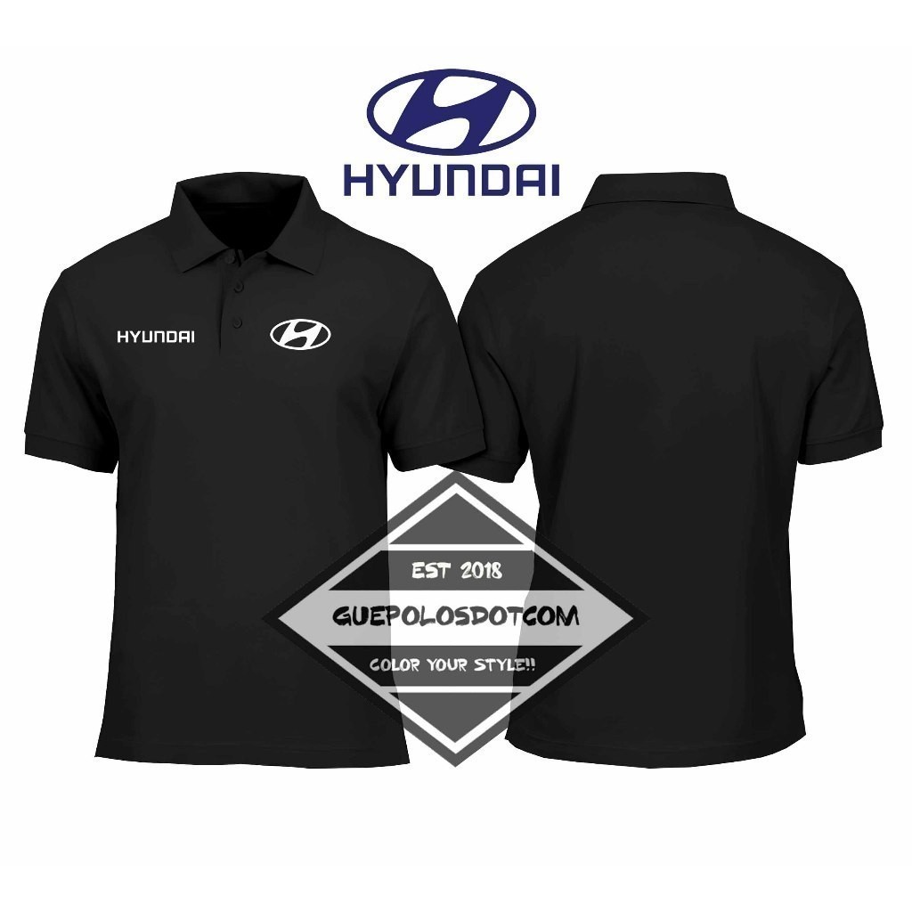 2026 [❈ ้ ◕ polo] HYUNDAI LOGO MÀU SẮC POLOSHIRT - Áo sơ mi cổ HYUNDAI - HYUNDAI LOGO COLLLAR POLO -