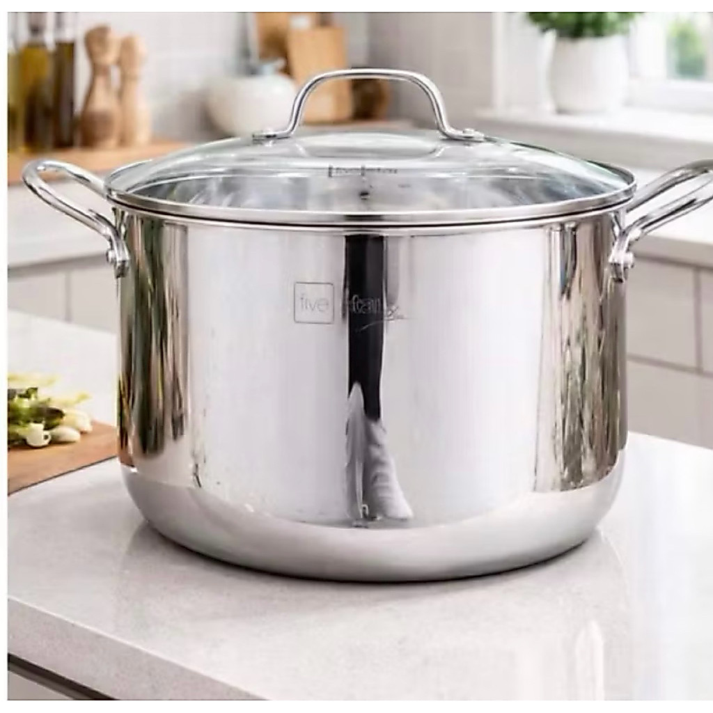 NỒI LUỘC GÀ INOX 304  3 LỚP ĐÚC liền khối FIVESTAR size 30cm . BẢO HÀNH 25 năm