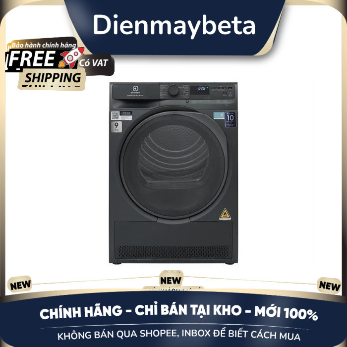 [KHÔNG BÁN QUA SHOPE] EDH903R7SC Máy sấy bơm nhiệt Electrolux UltimateCare 9 kg EDH903R7SC