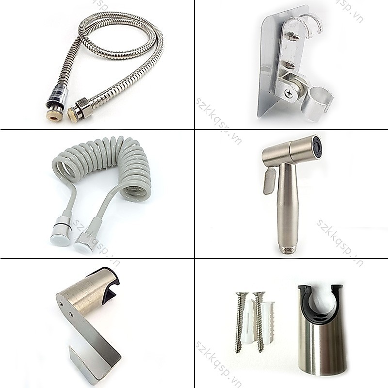 Tự Vệ Sinh Bidet Xịt Vệ Sinh Thép Không Gỉ Cầm Tay Bidet Vòi Xịt Phòng Tắm Gia Đình Đầu Tắm VNK1