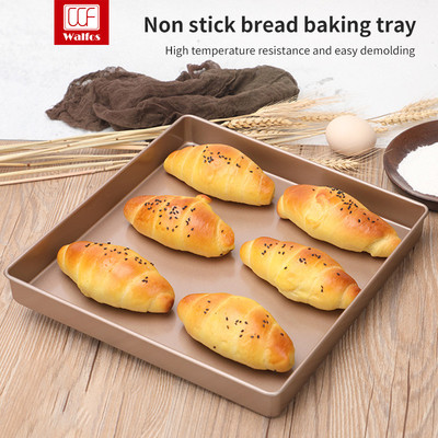 Lò nướng khay nướng WALFOS có khuôn bánh Tiramisu cổ xưa, không dính vào bánh quy, Dụng cụ làm bánh khay mì