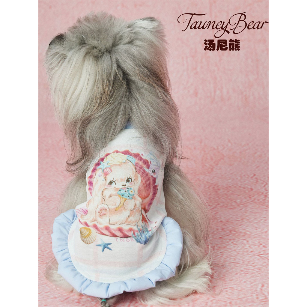 Tony Gấu Chó Quần Áo Xuân Hè Áo Vest Dễ Thương Schnauzer Teddy Pomeranian Yorkshire Chihuahua Mèo